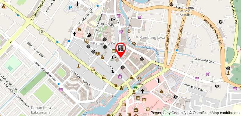 Cheng Ho Sayang Guesthouse on maps