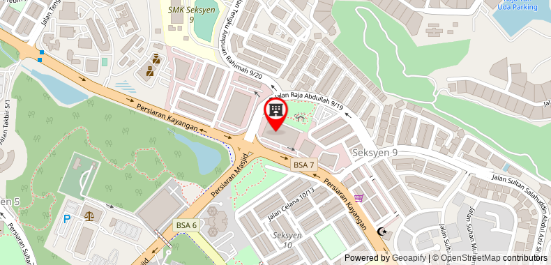 Bản đồ đến Khách sạn Concorde Shah Alam