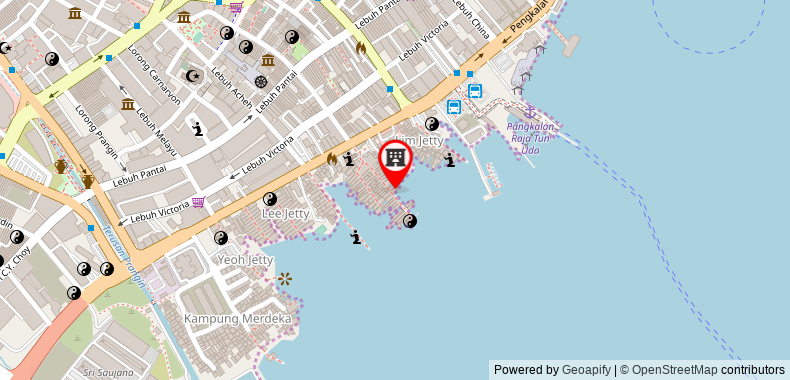 My Chew Jetty Vacation Home on maps