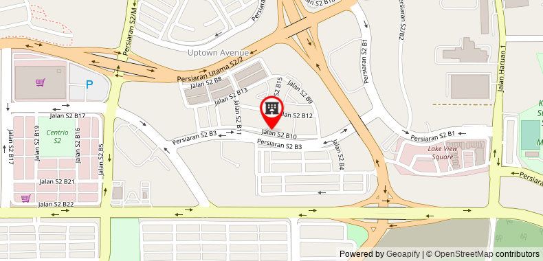 Bản đồ đến Khách sạn OYO 286 Uptown