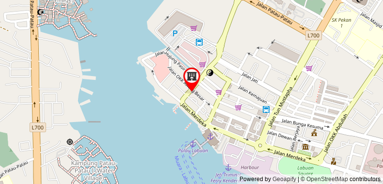 Bản đồ đến Khách sạn OYO 969 Pantai View