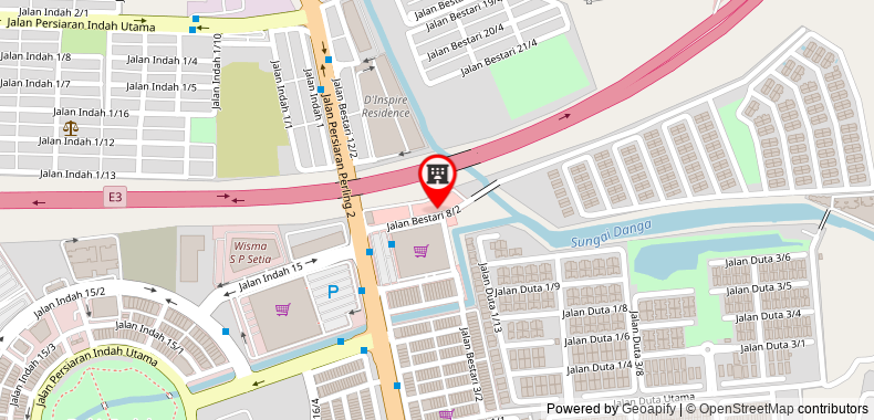 在地图上查看OYO 90403北城酒店