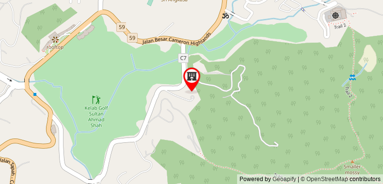 Pinewood Villas @ Cameron Highlands on maps