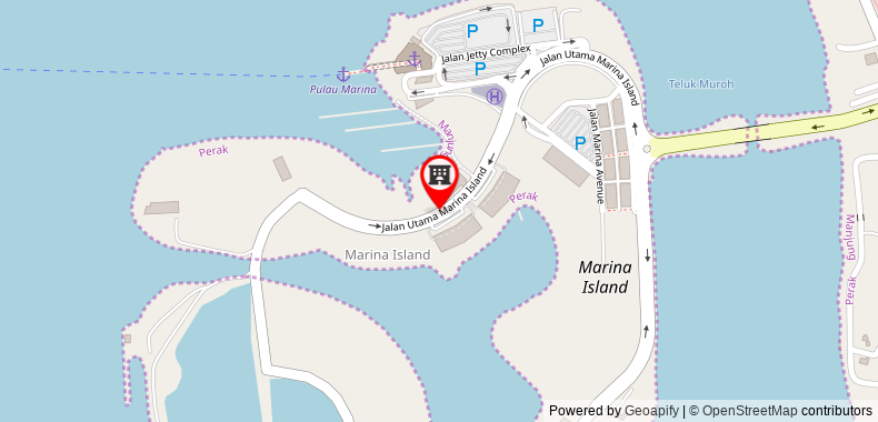 Tiara Bay Villa Homestay @ Marina Island Lumut on maps