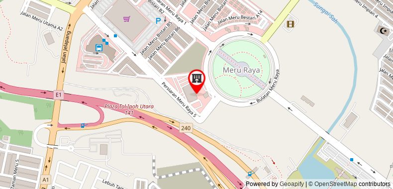 Bản đồ đến Khách sạn Casuarina@Meru