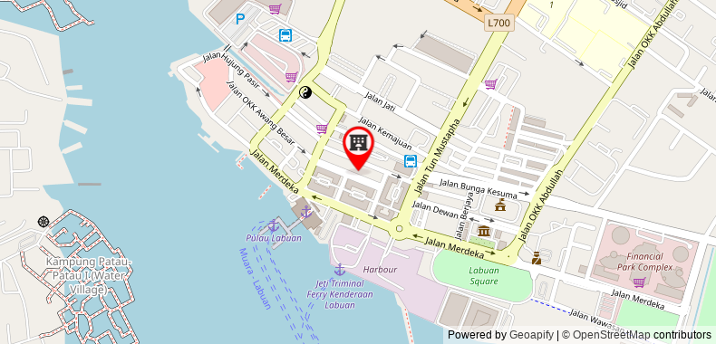 Bản đồ đến Khách sạn OYO 89344 Labuan Avenue