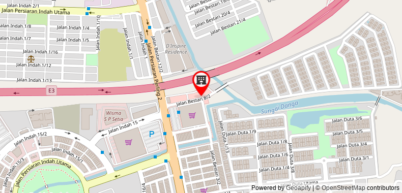 Bản đồ đến Khách sạn Bookme Sdn Bhd