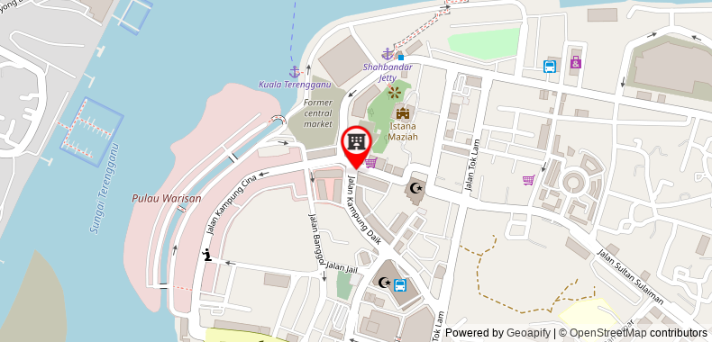 Bản đồ đến Khách sạn DJ Citi Point