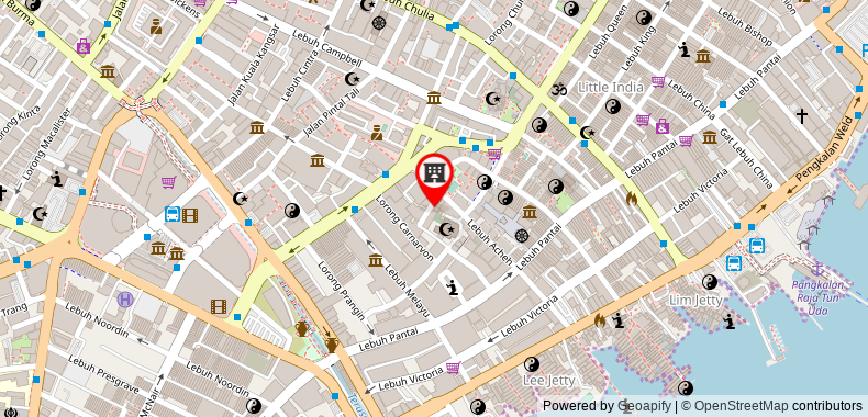Spices Hotel on maps