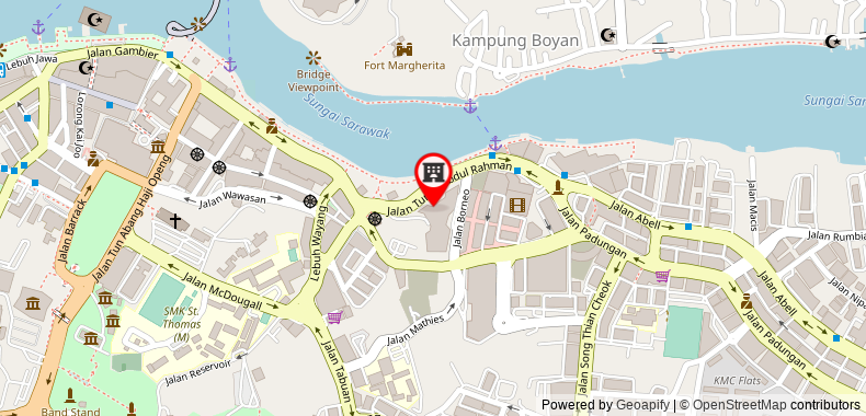 Bản đồ đến Hilton Kuching