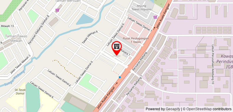 T Square Hotel (Ipoh) on maps