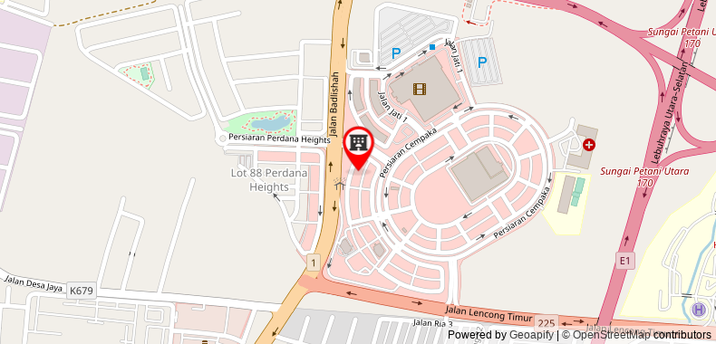Bản đồ đến Khách sạn OYO 89710 Saujana CT View