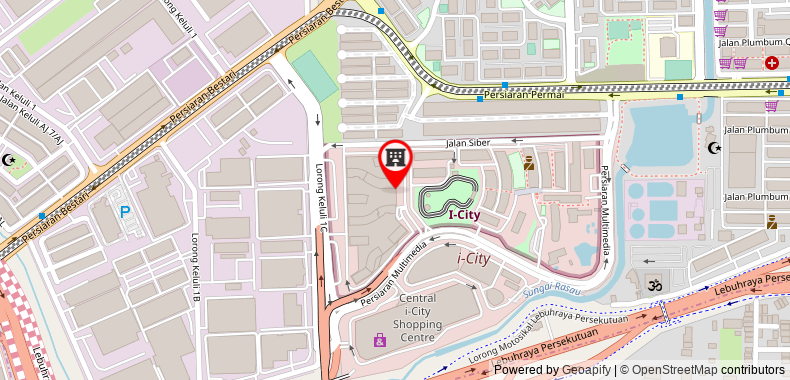 Tripfort Guesthouse @ I - City on maps
