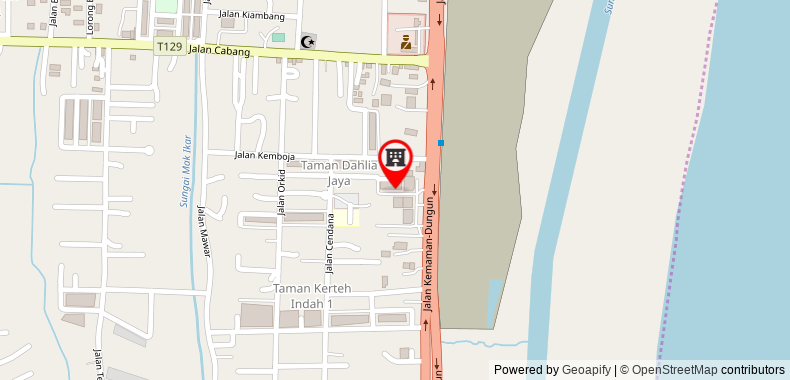 Puteh Guest House 2 (Netflix available), Kertih on maps