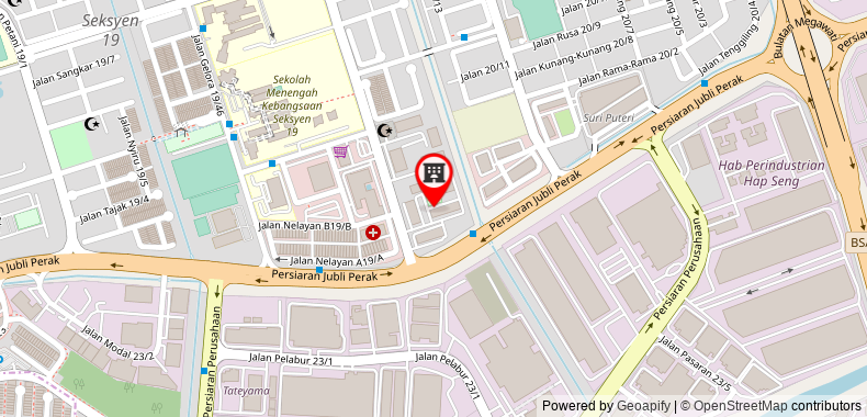Bản đồ đến Khách sạn 1st Inn Shah Alam (SA20)