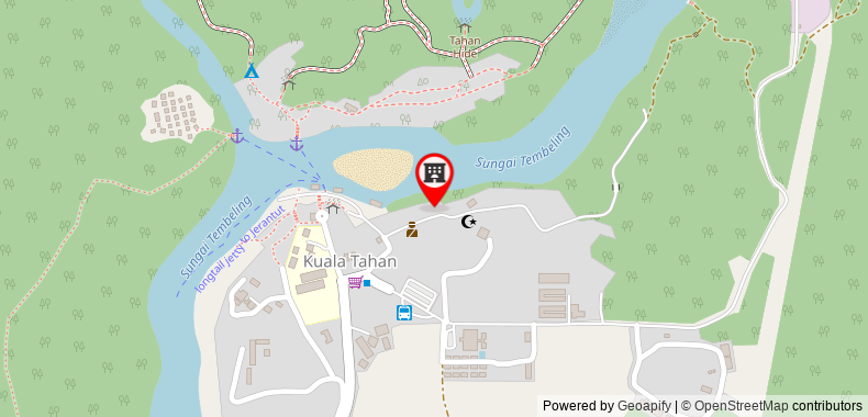 Bản đồ đến Taman Negara River View Lodge