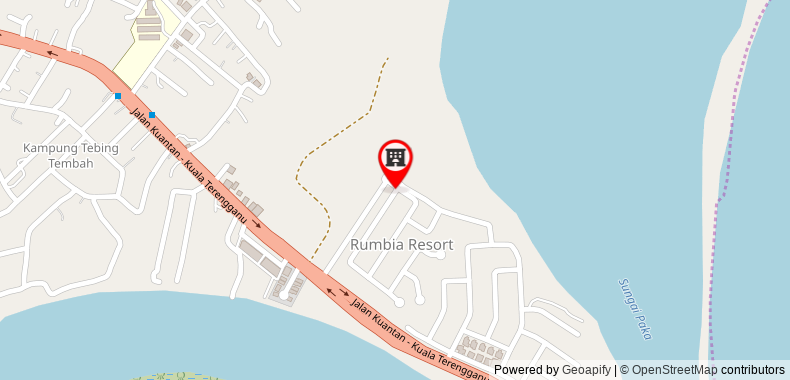 Bản đồ đến Rumbia Resort Villa