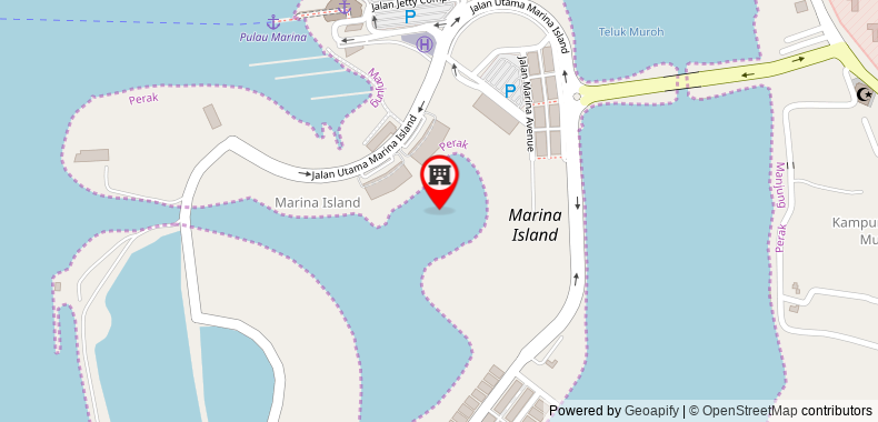 Bản đồ đến Comfortable brand new Homestay in Marina island
