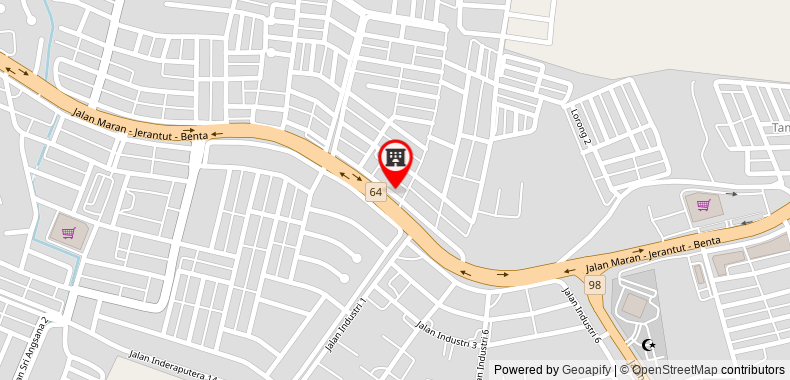Bản đồ đến Khách sạn OYO 89759 Gold Jerantut