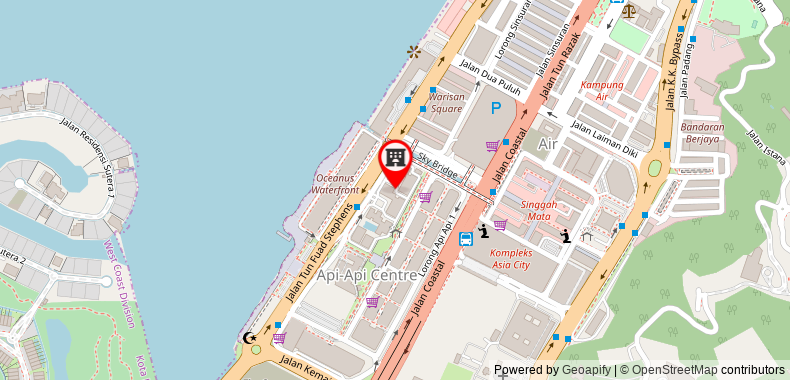 Bản đồ đến The Nest @ Marina Court Resort Condominium