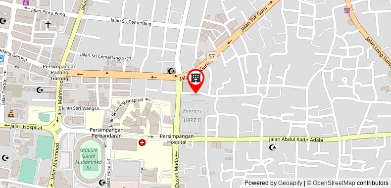 Bản đồ đến Khách sạn Menara One