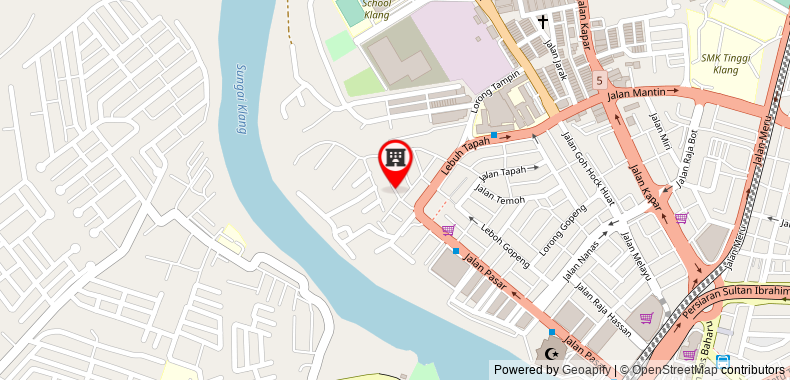 Bản đồ đến Khách sạn 99 - Klang @ Meru