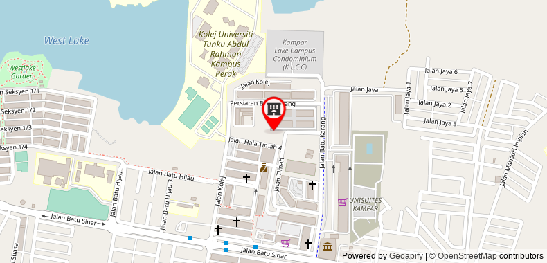Bản đồ đến Khách sạn Grand Kampar