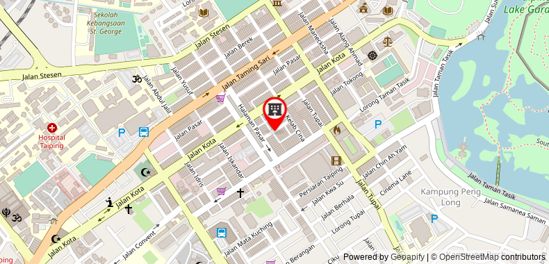 Bản đồ đến Khách sạn OYO 89549 Casavilla (City Centre) Taiping