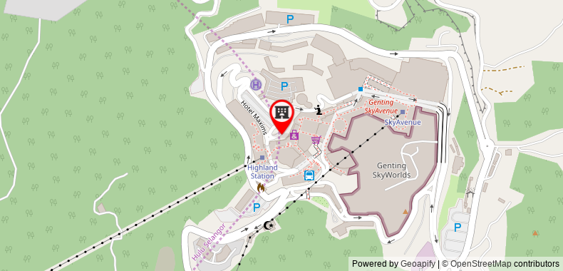 Resorts World Genting - Resort Hotel on maps