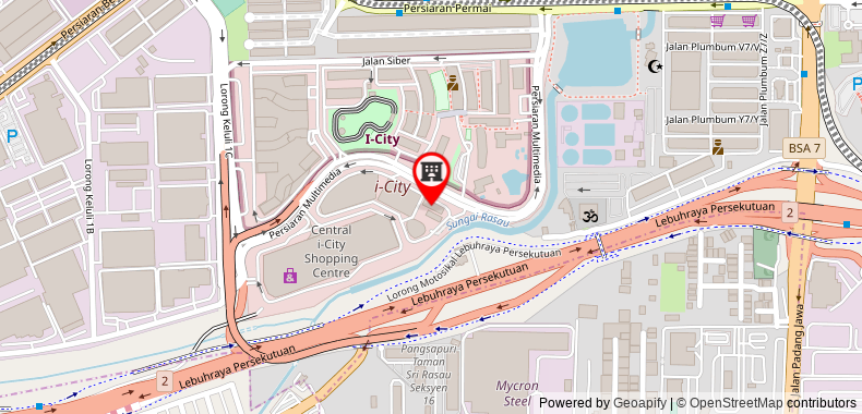 在地图上查看DoubleTree by Hilton Shah Alam i-City
