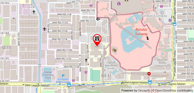 Bản đồ đến Sunway Resort Suite(4-5pax)20105