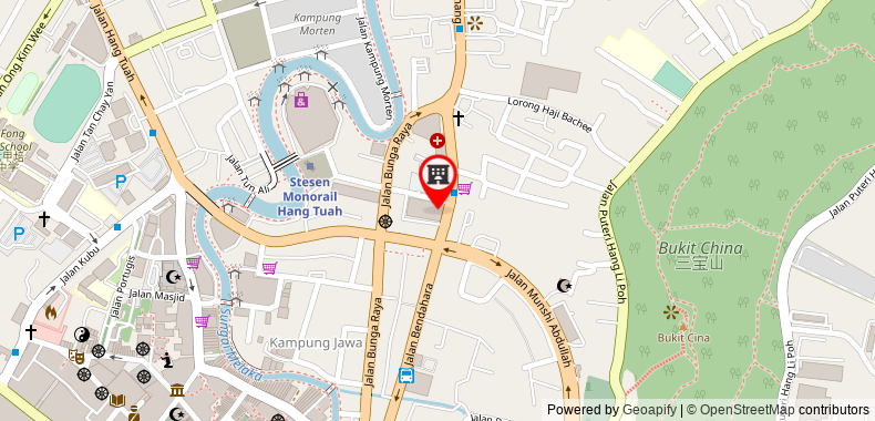 Bản đồ đến Ramada Plaza by Wyndham Melaka