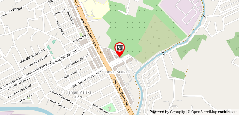 Bản đồ đến Khách sạn Ninety Six Taman Mutiara