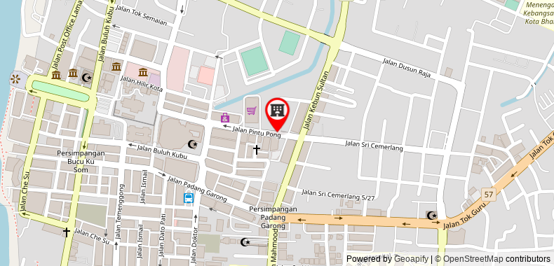 Bản đồ đến Khách sạn OYO 757 MGU Firdaus