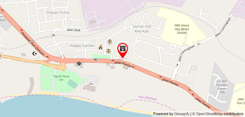 Bản đồ đến Khách sạn Langit-Langi @ Port Dickson