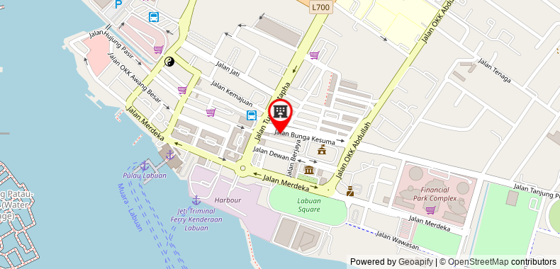 Fratini's Hotel on maps