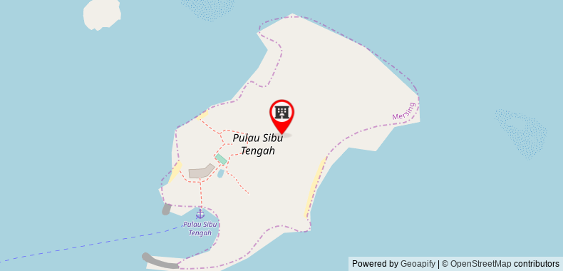 Sibu Island Resort on maps