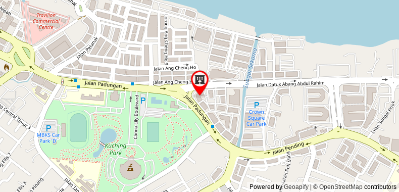 Bản đồ đến Khách sạn Kingwood Kuching