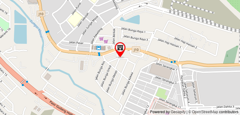 Bản đồ đến Khách sạn Tiong Nam