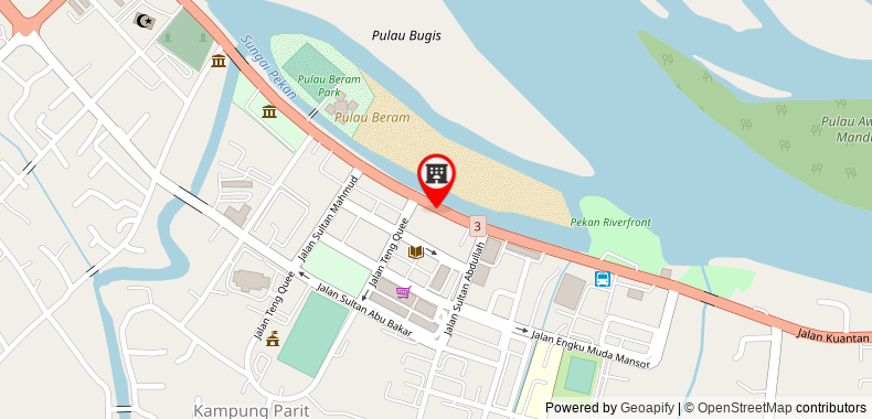Pekan Budget Hotel on maps