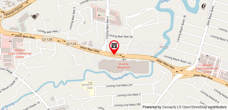 Vivacity Jazz 4 Apartment Kuching 92 on maps