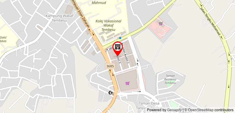Bản đồ đến Khách sạn OYO 886 ADA & Apartment