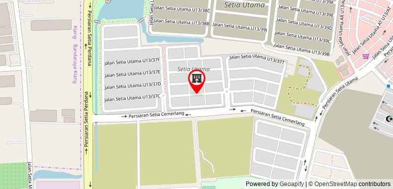 Premium Residential Area@SetiaAlam@SetiaUtama on maps
