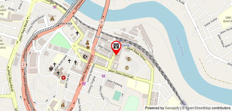 Station Hotel Klang on maps