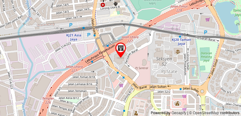 Bản đồ đến Hilton Petaling Jaya