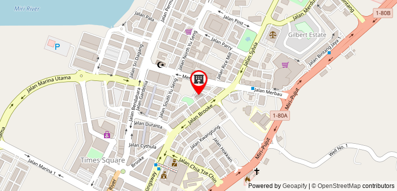 Bản đồ đến Khách sạn Hua Kiew