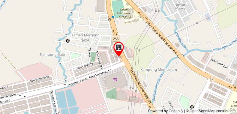 Bản đồ đến Khách sạn The Leverage Business (Bandar Baru Mergong)