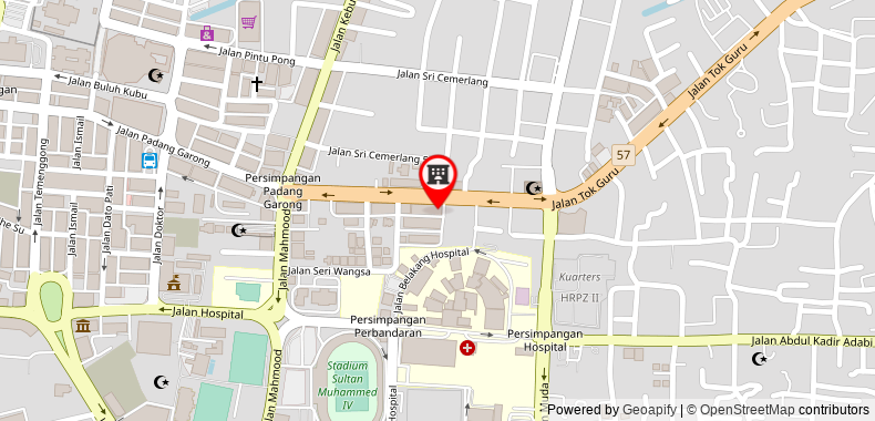Bản đồ đến Khách sạn OYO 89781 Madina 2