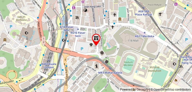 Bản đồ đến Four Points by Sheraton Kuala Lumpur, Chinatown