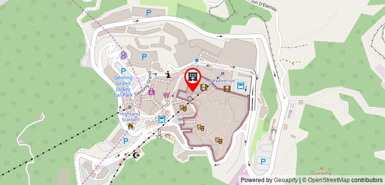 Resorts World Genting - Crockfords on maps